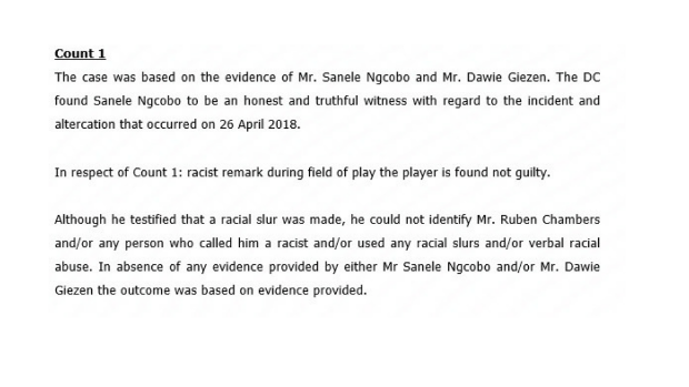 Lions clear up racism incident