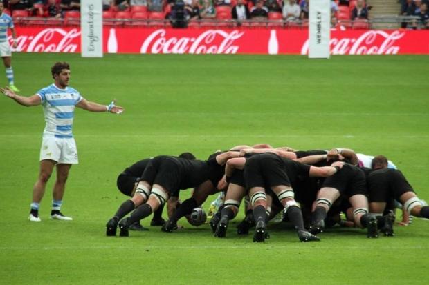 All Black scrum