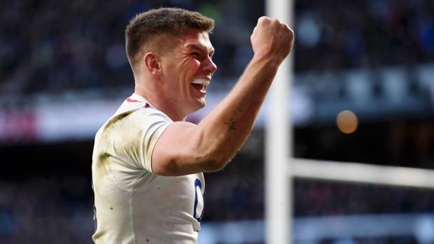 england vs france - six nations - owen farrell