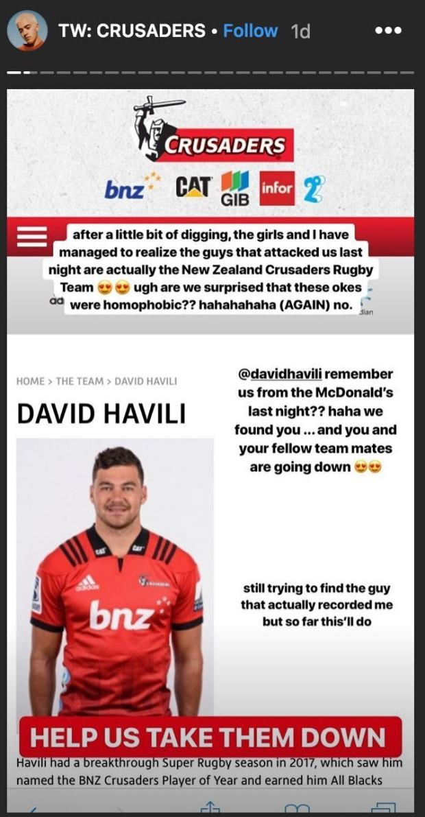 Havili and accuser