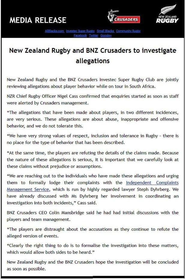 New Zealand Rugby