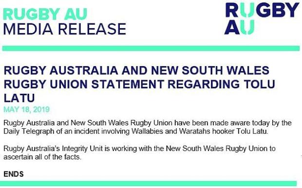 New drama as Wallaby is arrested