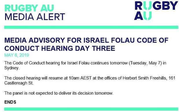 Rugby-Australia-statement-on-Folau-hearing---Monday