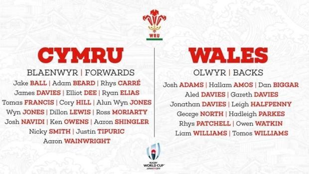 Wales World Cup squad