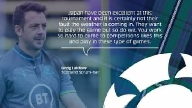 Greig Laidlaw with quote