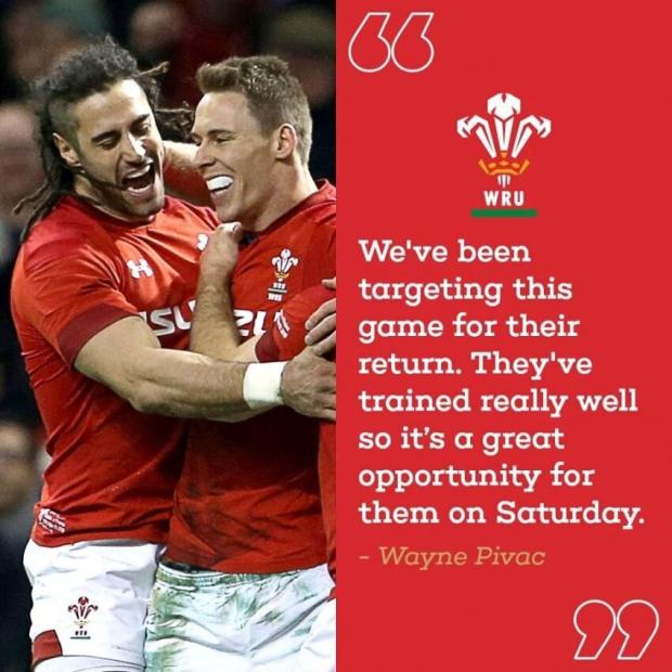 Wayne Pivac quote