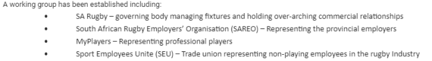 How SA Rugby plans to 'mitigate' jobs crisis