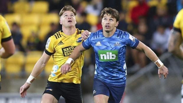 Jordie and Beauden barrett - Canes v Blues