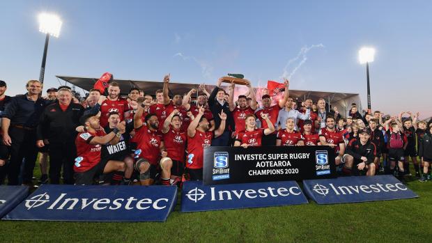 Crusaders celebrate title