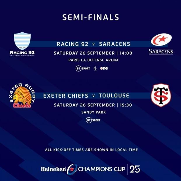 European Cup semifinals