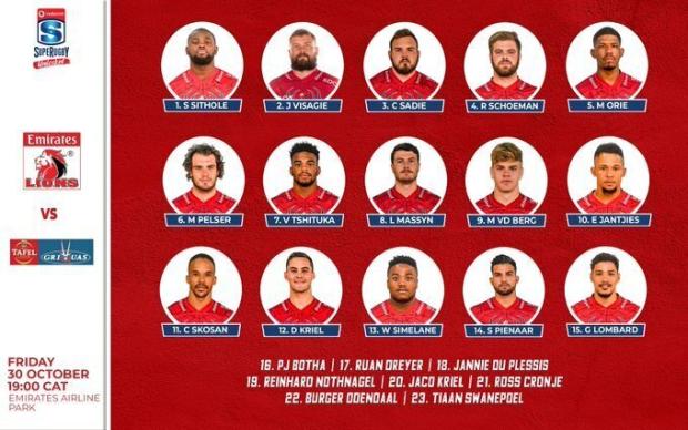 Lions bolster bench for Griquas clash