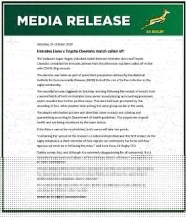 SA-Rugby-statement-on-Lions'-COVID-cases