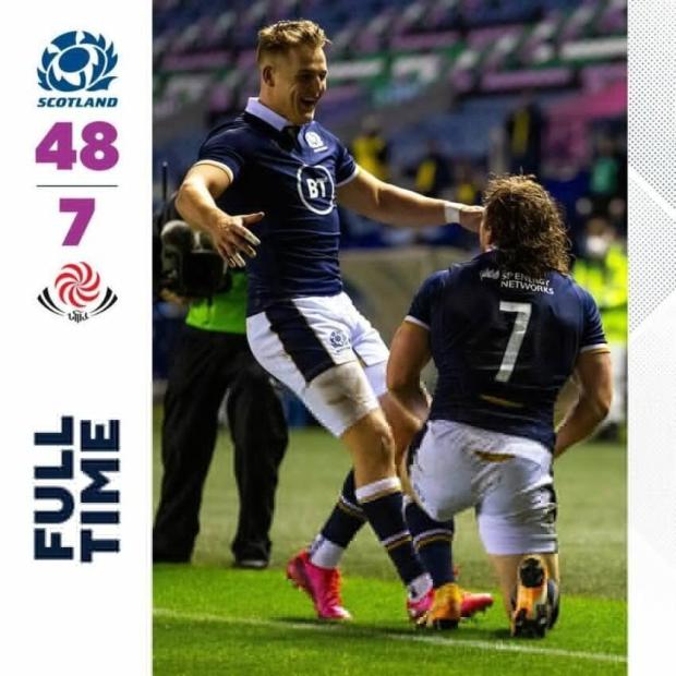 Scotland v Georgia full-time