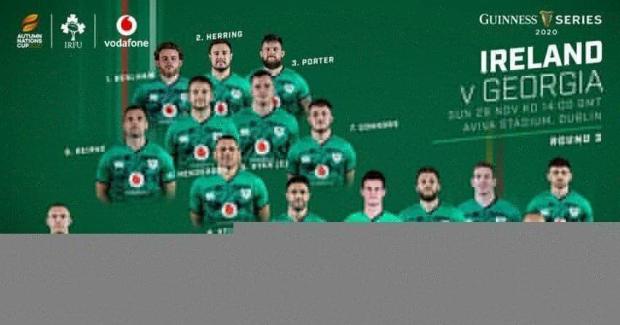Ireland team to face Georgia