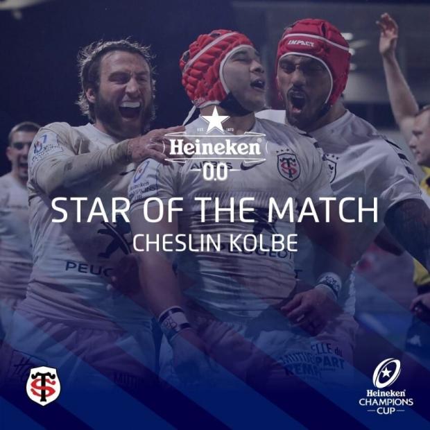 Chgeslin Kolbe man of the match