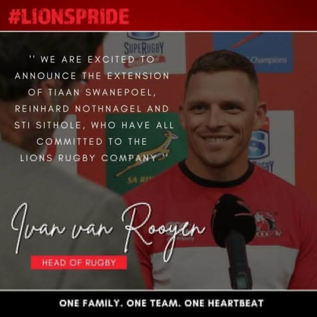 Ivan van Rooyen with quote