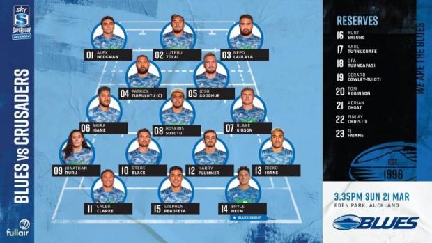 Blues at full-strength for Crusaders