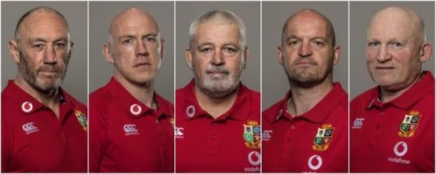 B&I Lions coaching staff