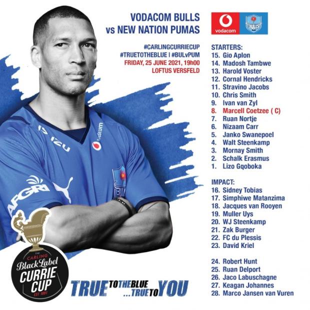 Bulls team to face Pumas