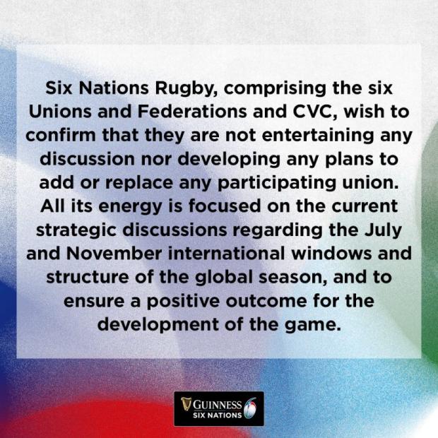 Six Nations opens up about Springboks entry