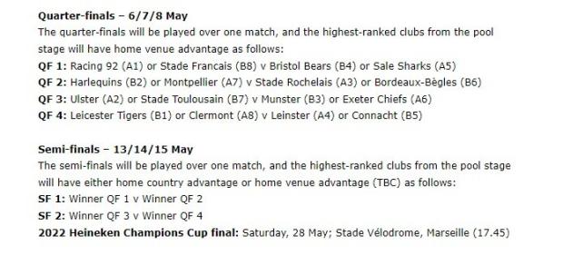 Champions Cup's historic schedule revealed