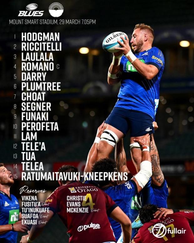 Blues see off Moana Pasifika despite red card