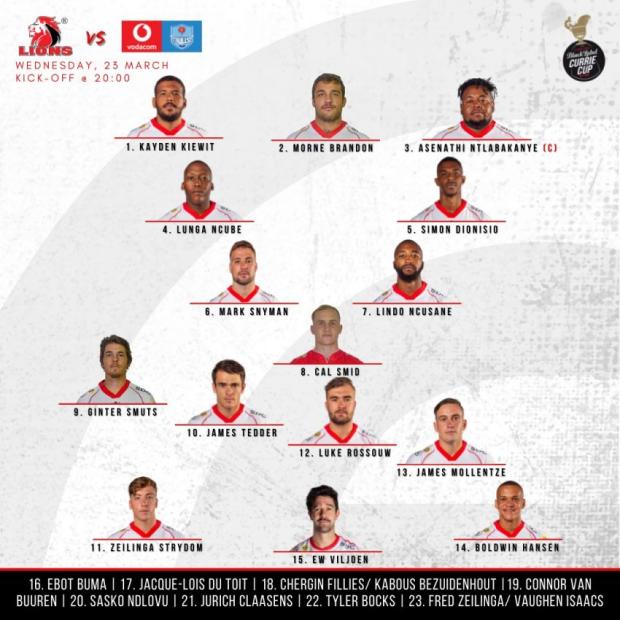 Wholesale changes for Lions