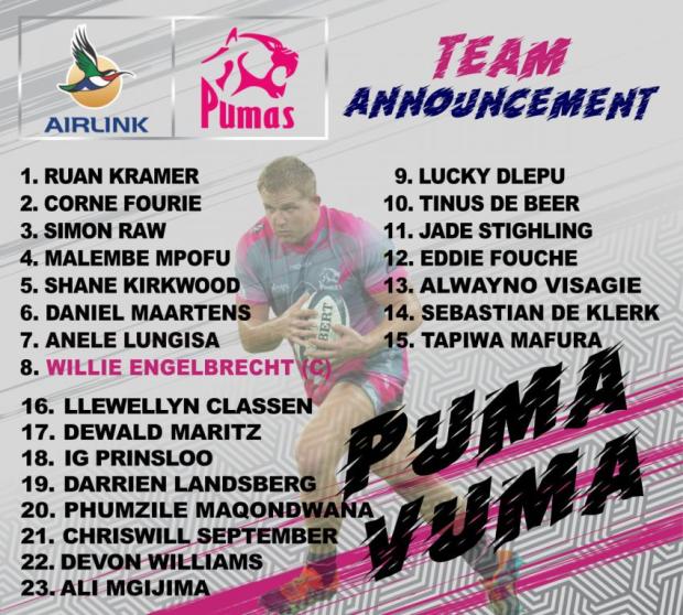 Pumas team to face Sharks