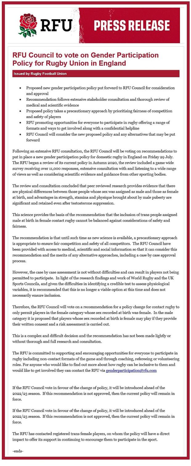 RFU-transgender-statement