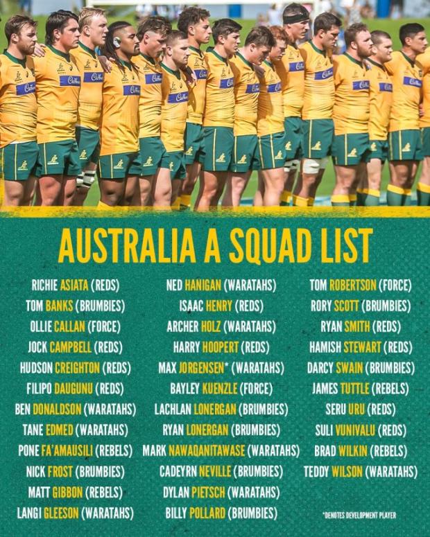Australia A squad