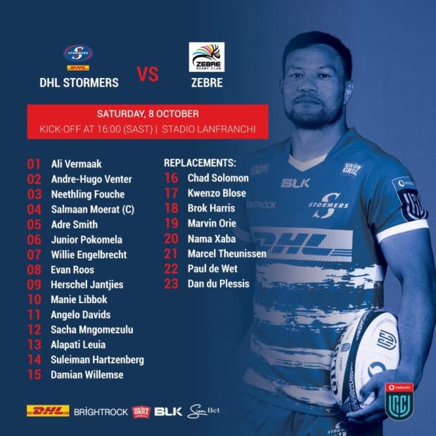 Stormers team