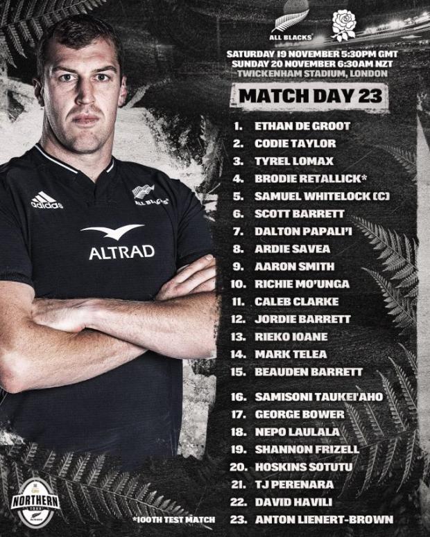 Milestone for Retallick at Twickenham