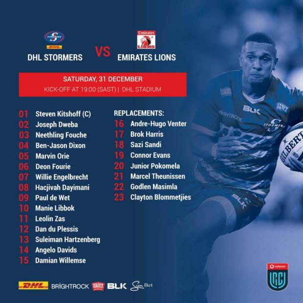 Stormers team