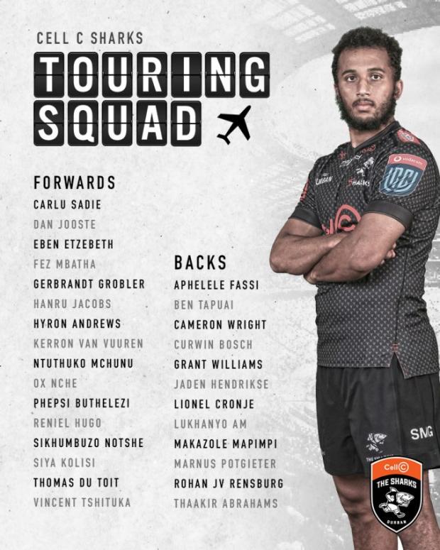 The Sharks lose a Bok, but they also get one back for their trip to London 👇
