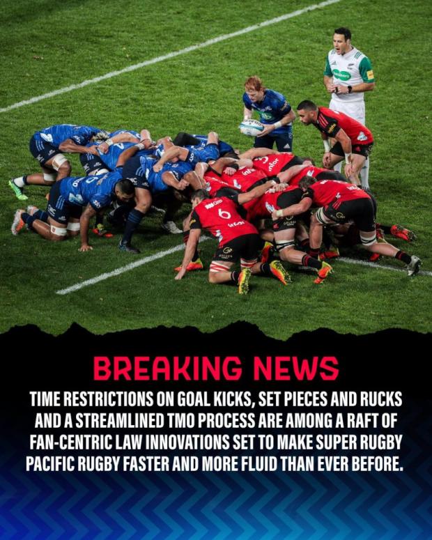 Super Rugby Pacific meme with quote