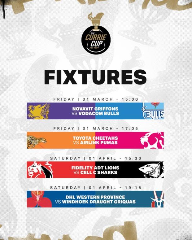 Currie Cup Round Four fixtures