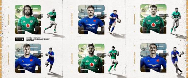 Six Nations Player of the Championship nominees 2023