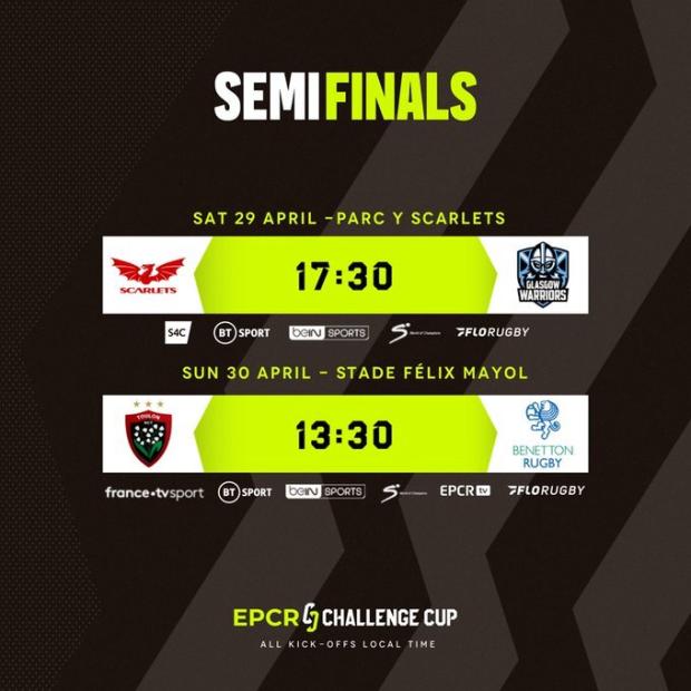 Challenge Cup semifinals 2023