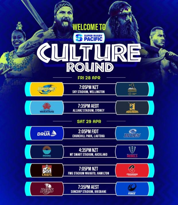 Super Rugby Round 10 fixtures