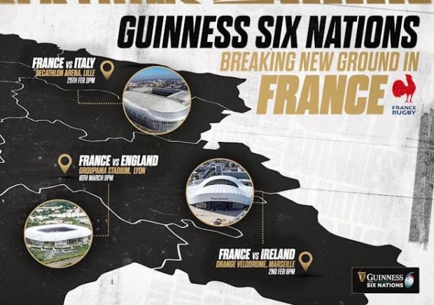 France reveal new venues for 2024 Six Nations fixtures