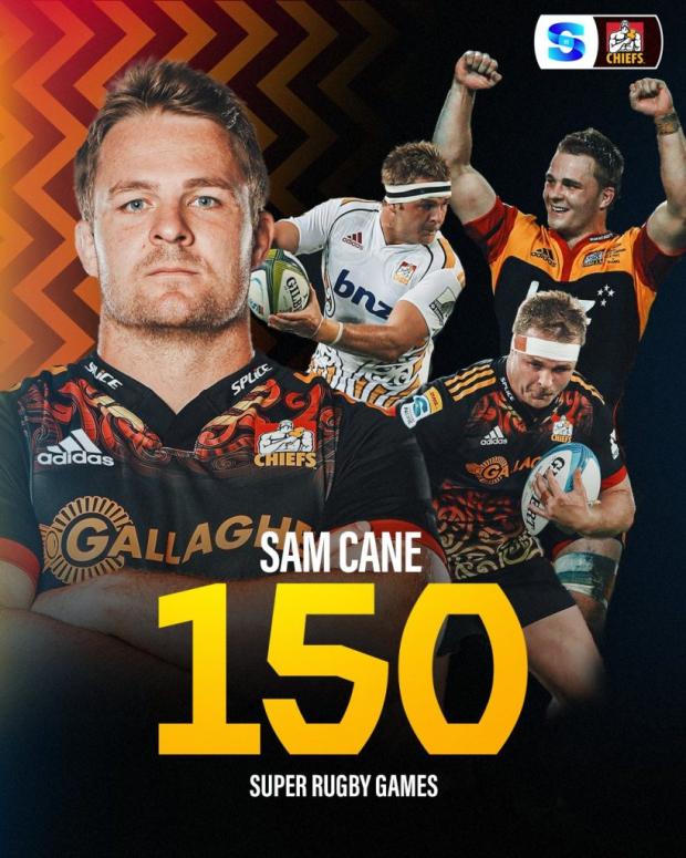 Sam Cane 150 Chiefs caps