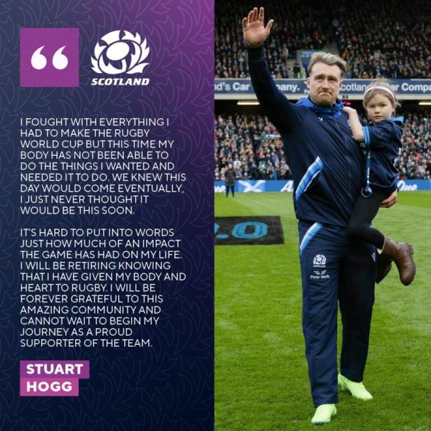 Stuart Hogg retires