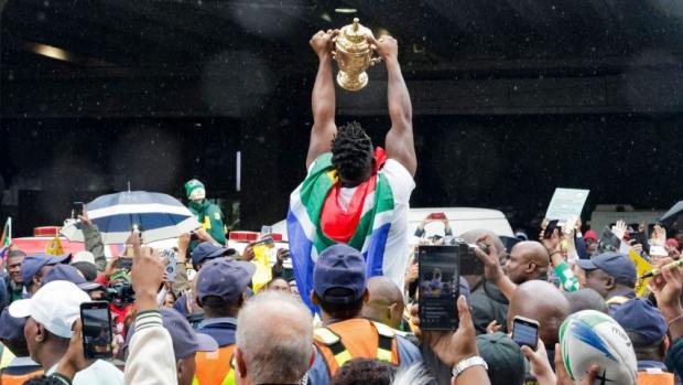 PICTURES AND VIDEOS: Thousands brave cold, rain to welcome Boks