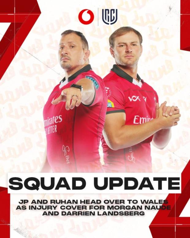 Lions reveal replacements for double injury blow