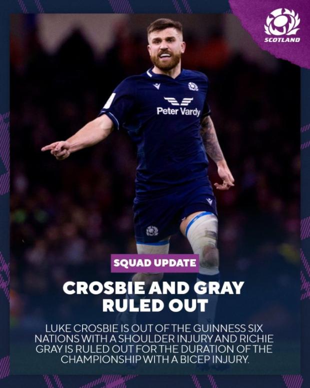 Scotland add more names to growing injury list