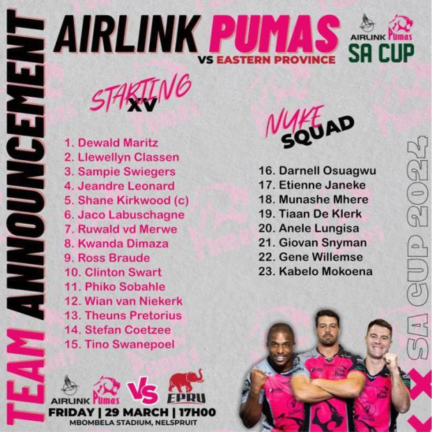 Pumas team v EP