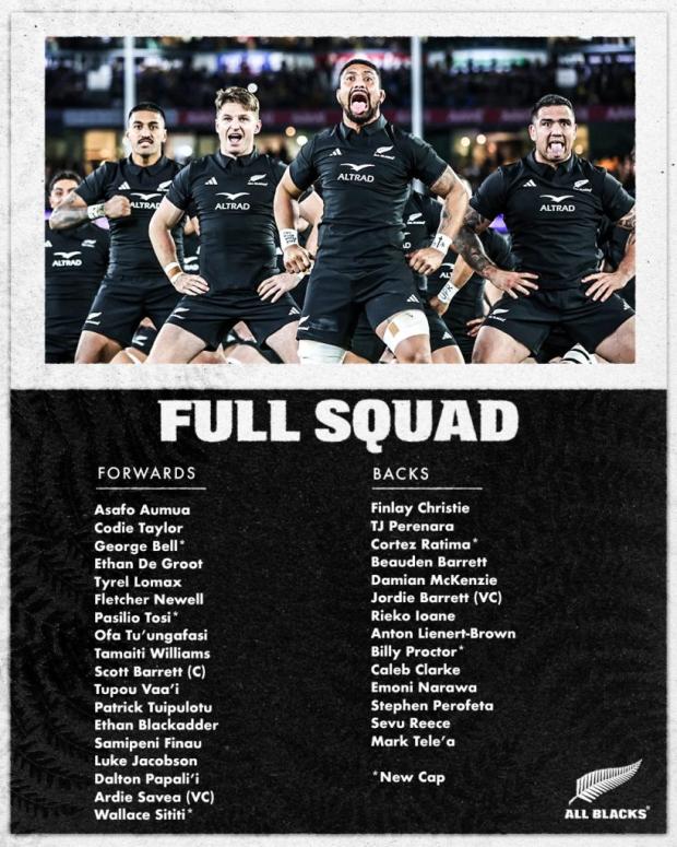 All Blacks squad 2024