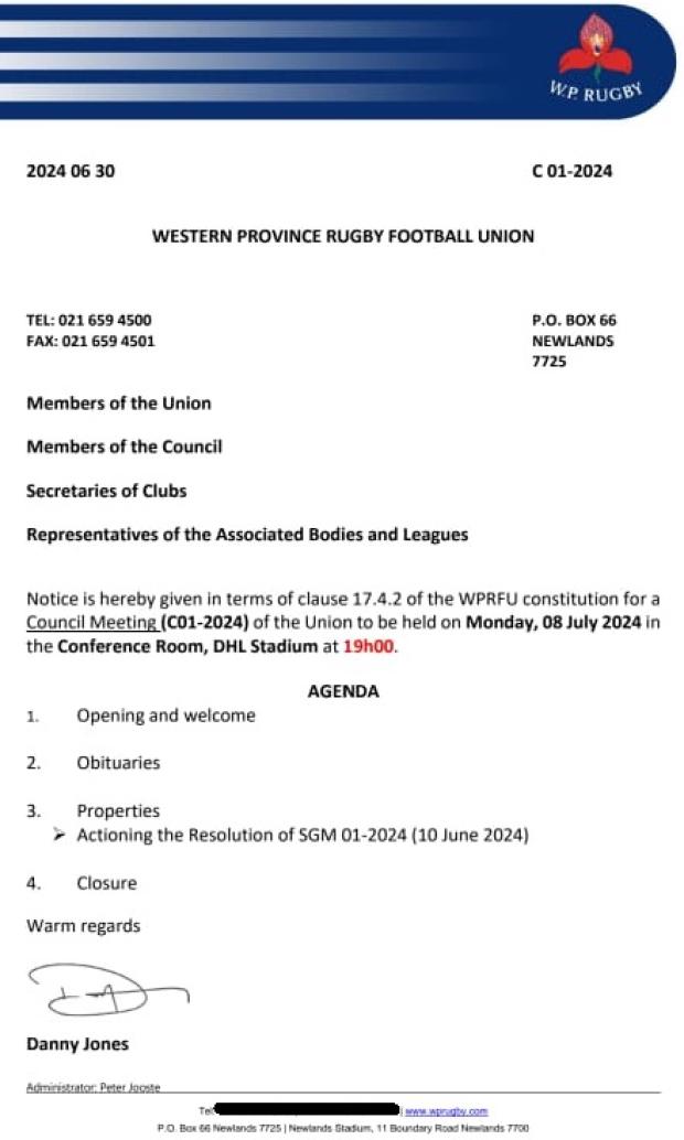 Newlands meeting 8-7-2024