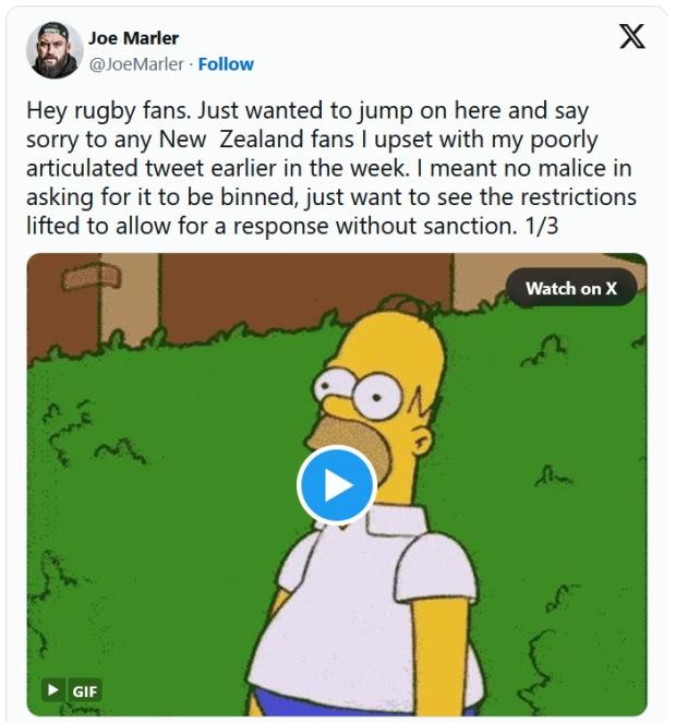 Marler tweet 