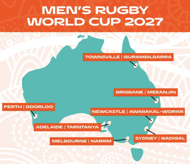 RWC2027 host cities